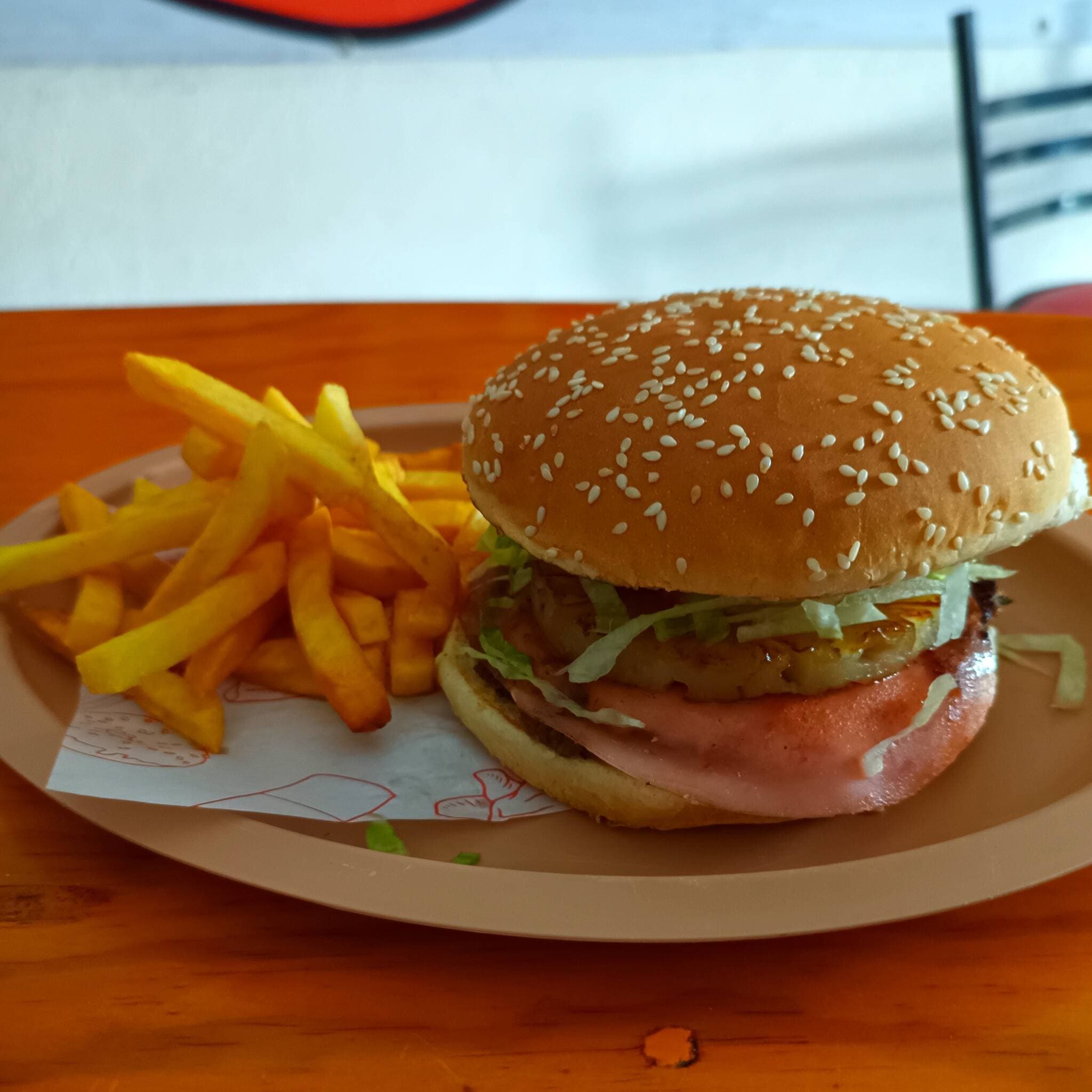 Hamburguesa Hawaiana