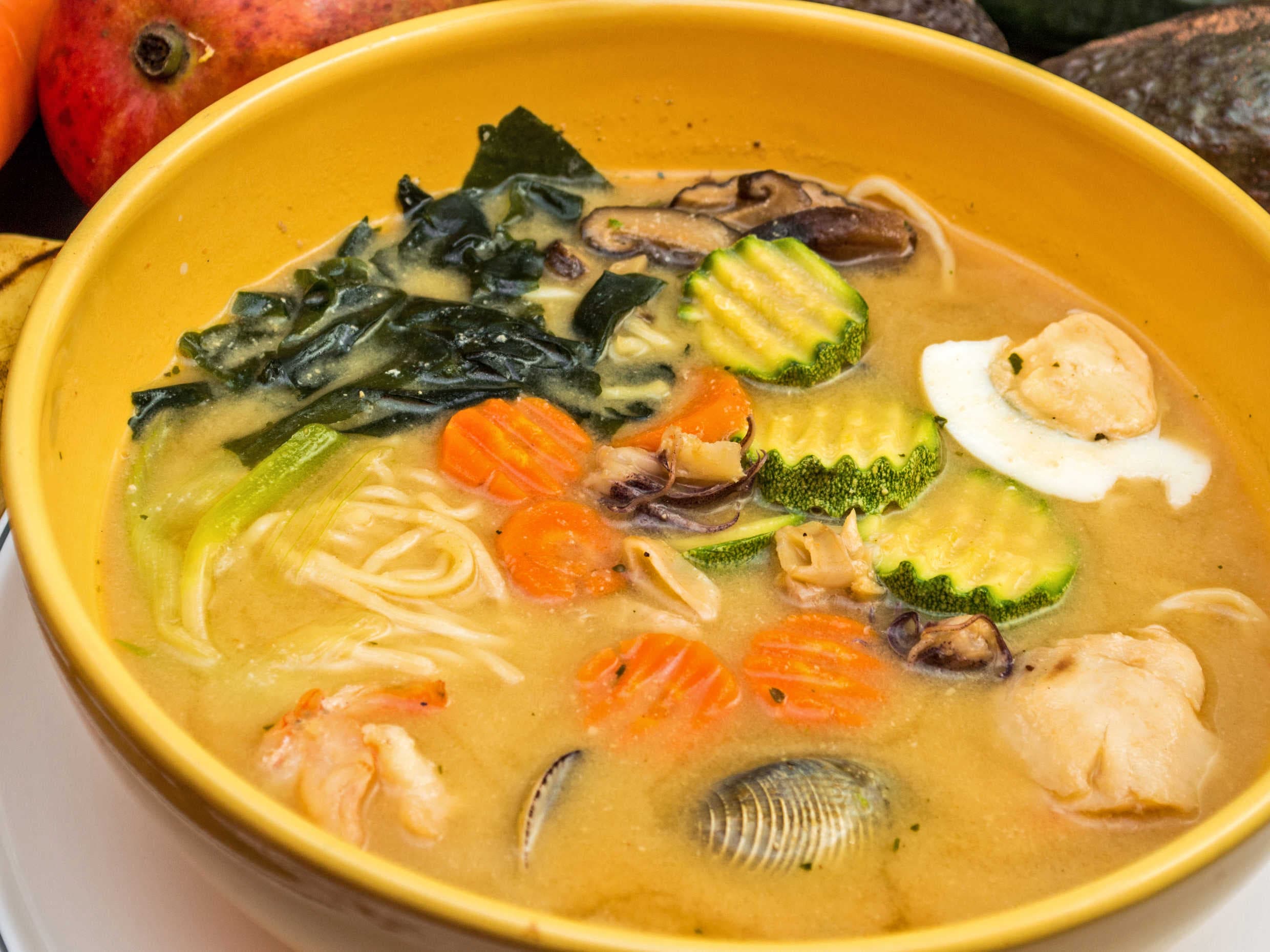 Miso Ramen de Mariscos