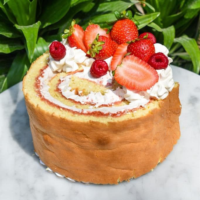 Mini Roll Cake Fresa
