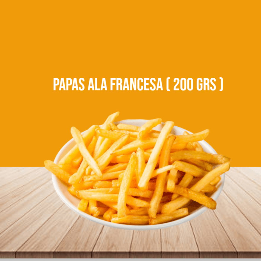 Papas ala Francesa ( 200 Grs )