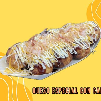 TAKOYAKI QUESO ESPECIAL CAMARON  CHICO(6PZ)