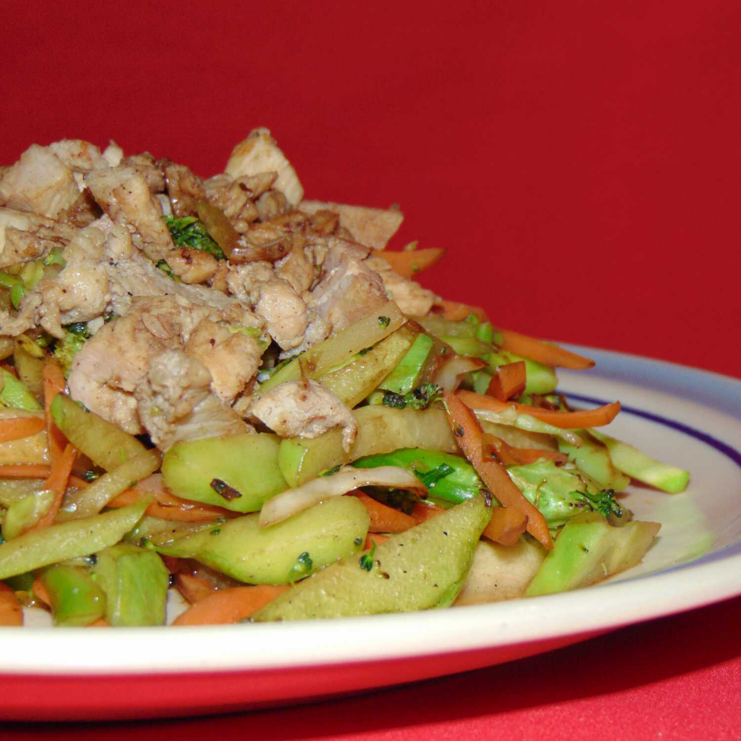 Teppanyaki Mixto (Pollo Y Puerco)