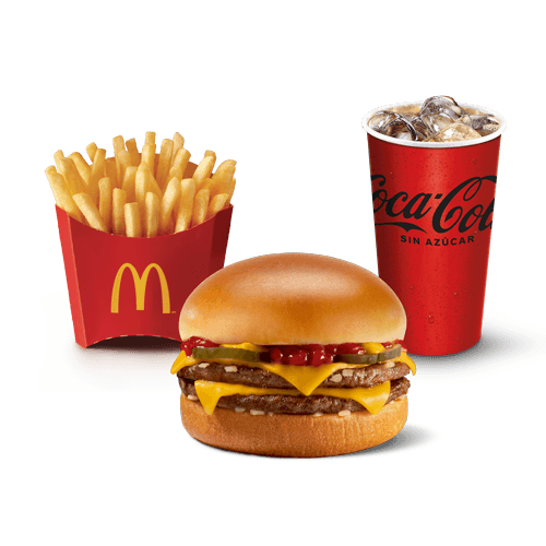 McTrío Hamburguesa Doble con Queso