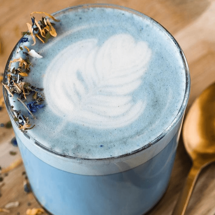 Té/leche Matcha Blue con Vainilla Grande