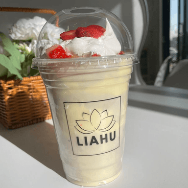 Fresas con crema sencillas