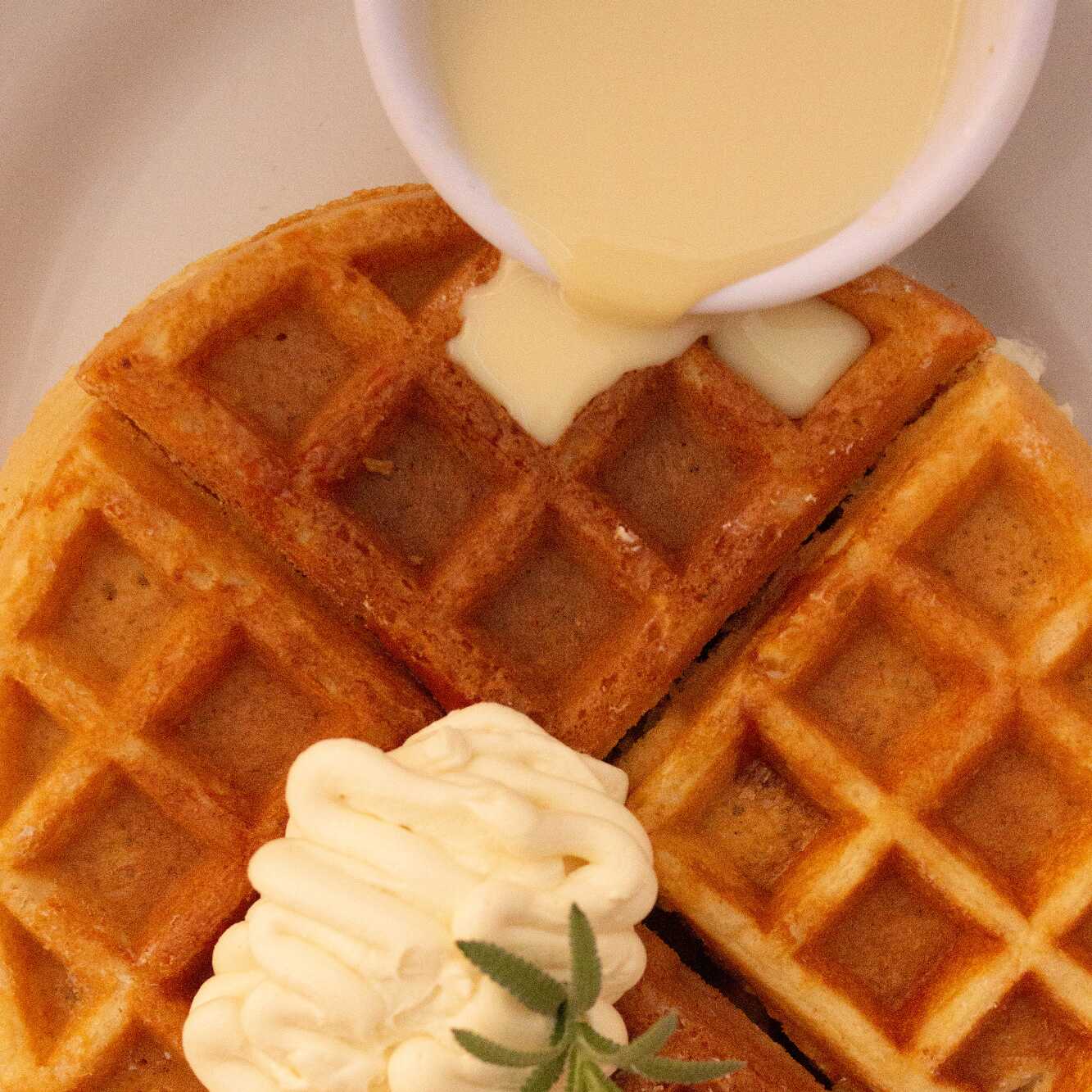 Waffle Lechera con Philadelphia