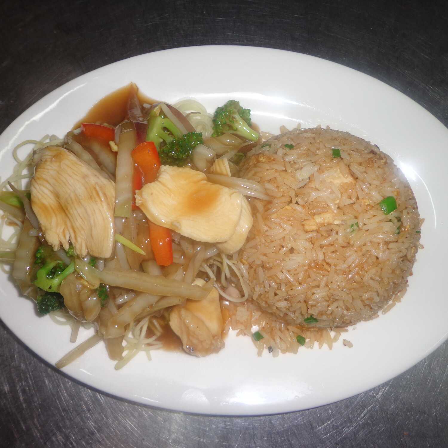 Combinado con Pollo