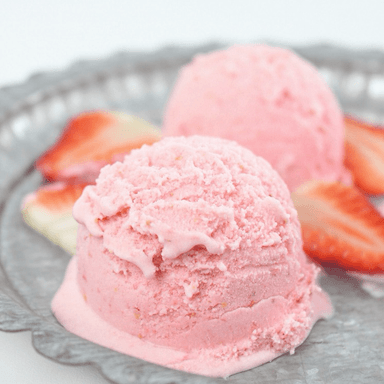 Nieve de Fresa de Leche