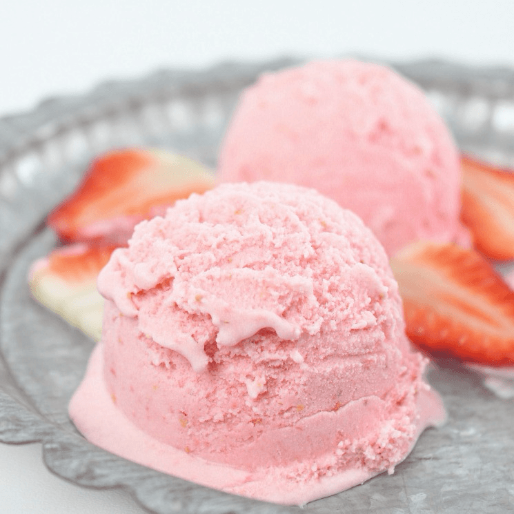 Nieve de Fresa de Leche