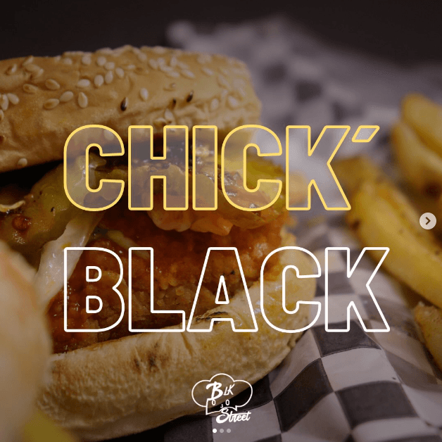 Hamburguesa Chick' Black