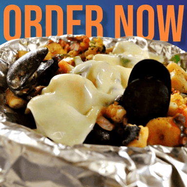 Molcajete de Mariscos Gratinado