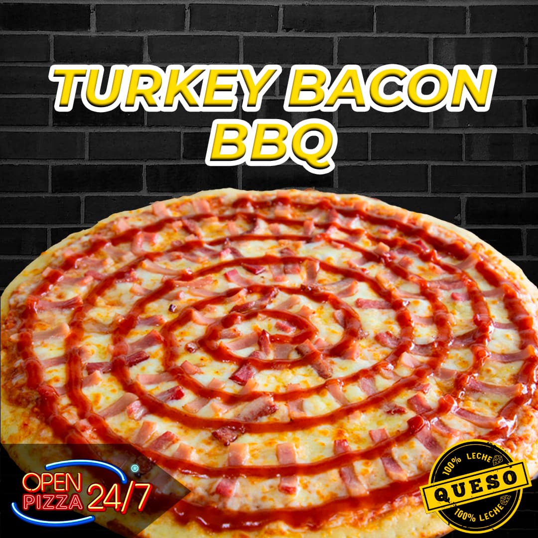 Pizza Turkey Bacon BBQ
