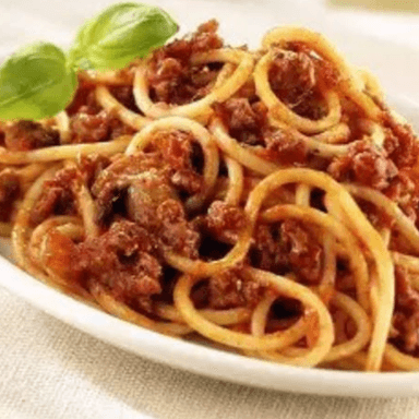 Combo-Espaguetis con carne + gaseosa