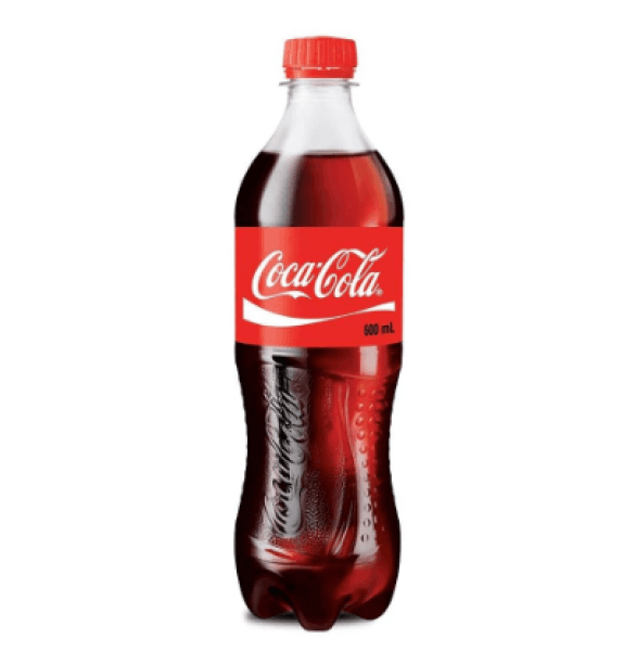 Refresco de botella coca cola