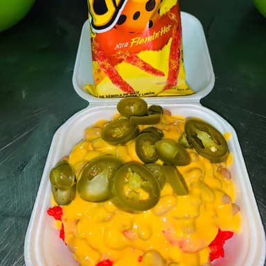 Cheetos con Frijoles