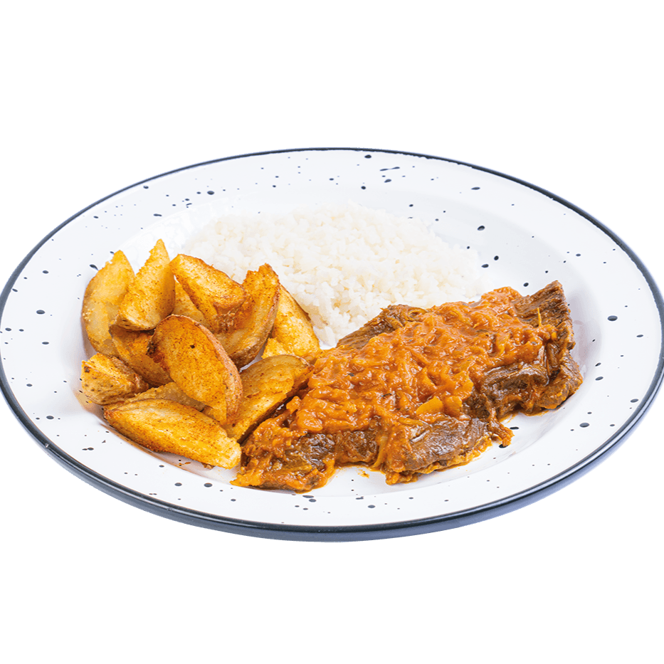 Sobrebarriga en Salsa Criolla