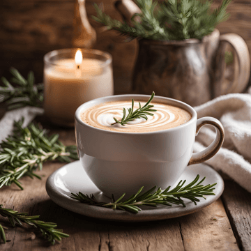 Latte Caliente de Romero