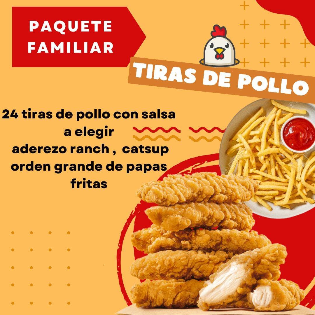 Paquete Familiar Tiras de Pollo