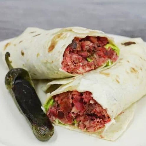 Burrito de Colita de Pavo