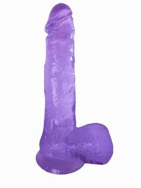 TOP CAT 8.5 INCH JELLY DONG WITH SUCTION CUP PUR