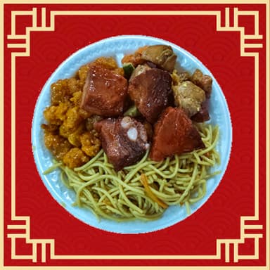 3 GUISADOS CON ARROZ O ESPAGUETI