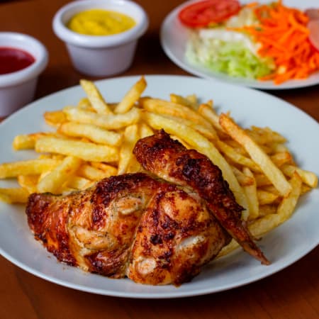1/4 Pollo Leña Brava