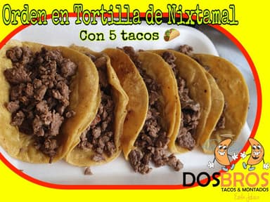 Tacos Bistec en 🫓 Nixtamal