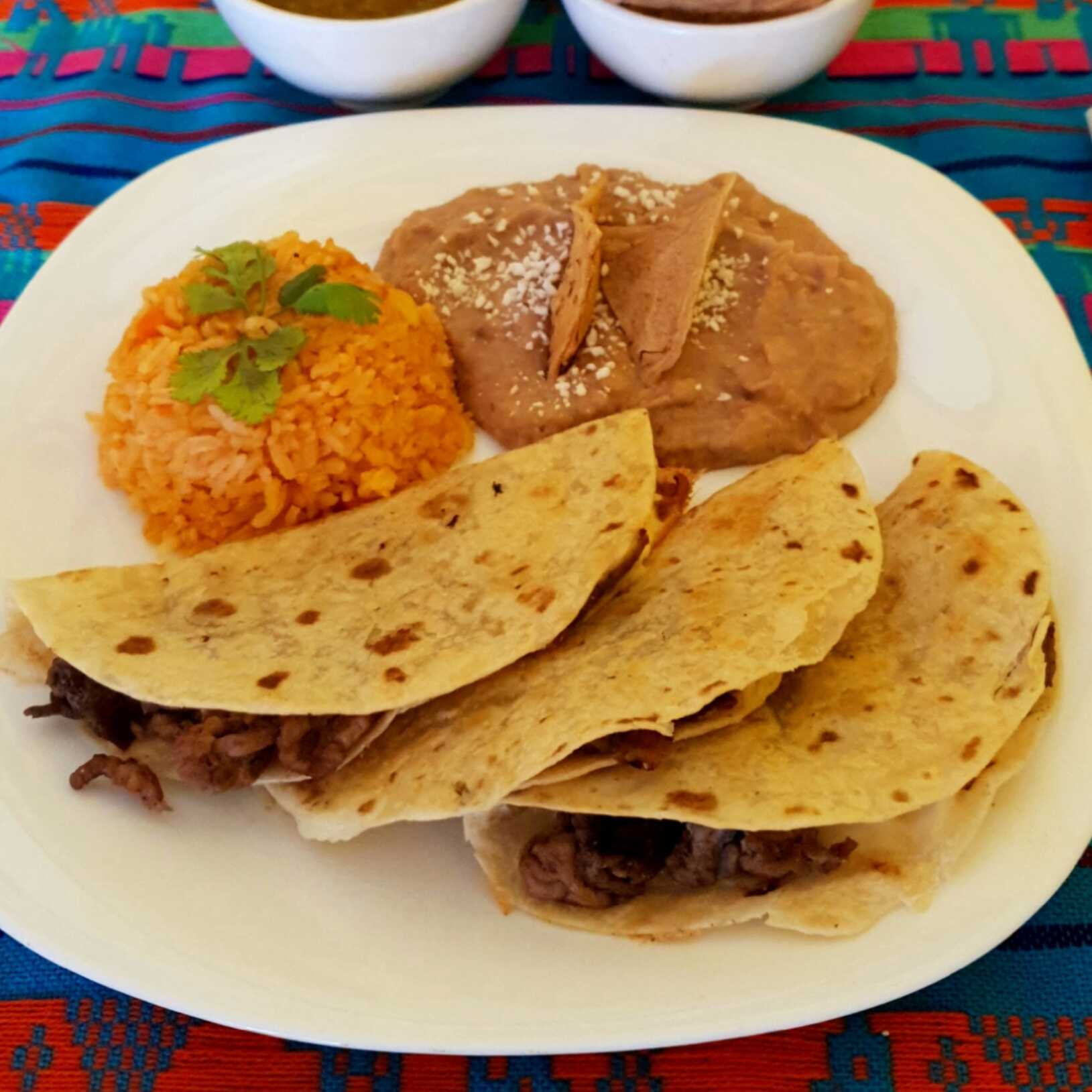 Quesadillas con Carne