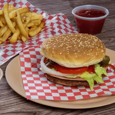 Hamburguesa con Papas