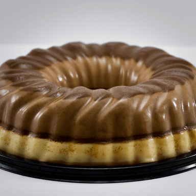 Gelatina de chocolate.