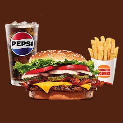 Combo Whopper BBQ Tocino