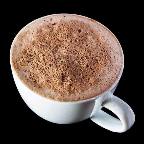 Chocolate caliente semiamargo