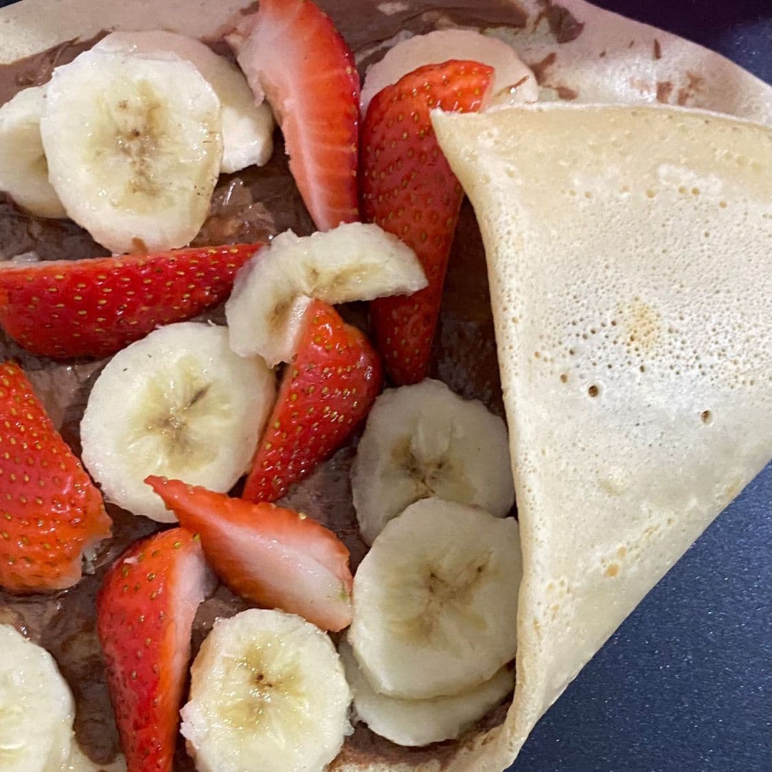 Crepa Nutella, Fresa y Plátano