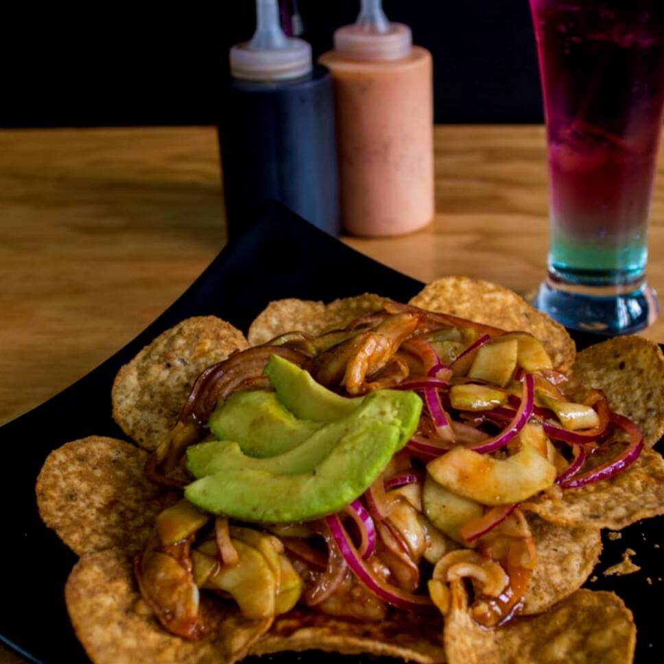 Aguachile con Tostitos Verdes