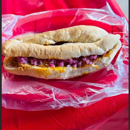 Torta de Cochinita con Pan Frances