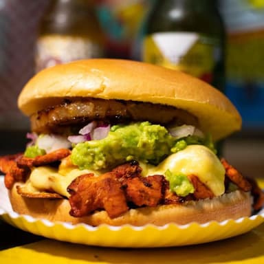 Hamburguesa del Trompo