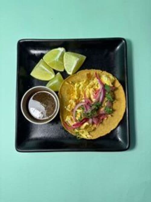 Taco de huevo