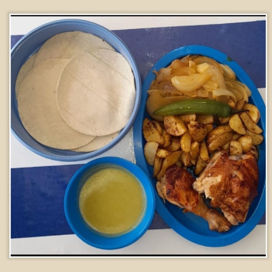 Paquete 1/4 Pollo