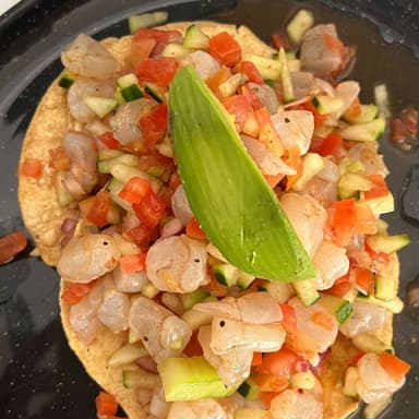 Tostada Camarón