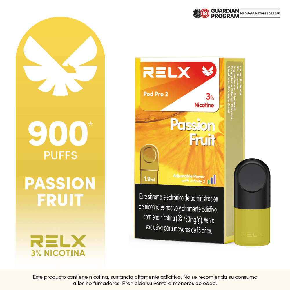 Relx Pod Passion Fruit 3%