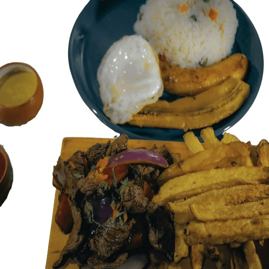 Lomo Saltado a lo Pobre al Wok