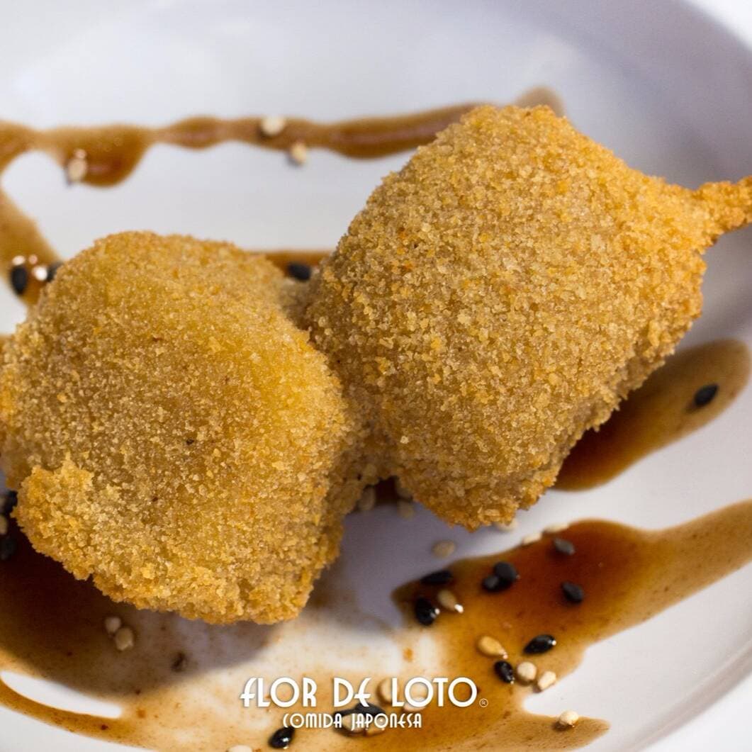 Kushiage Manchego y Camarón