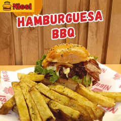 Hamburguesa la BBQ