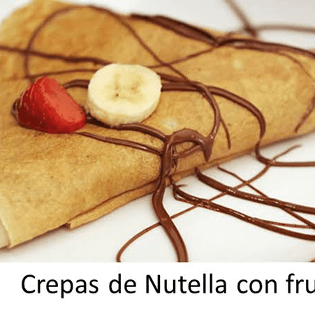 Crepa de NUTELLA