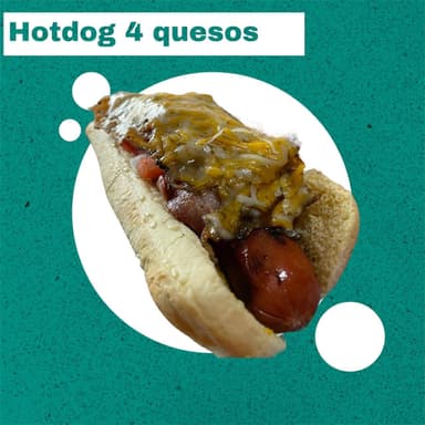 Hotdog 4 Quesos