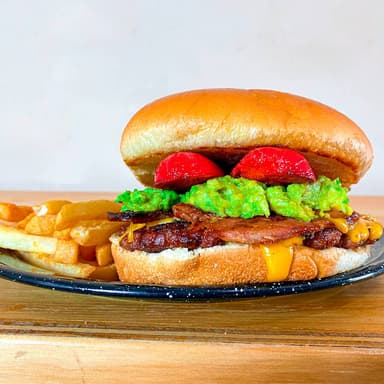 Hamburguesa La Regia con Papas