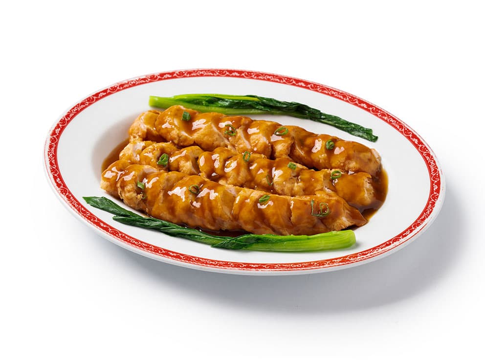Pollo Enrollado Con Espárragos