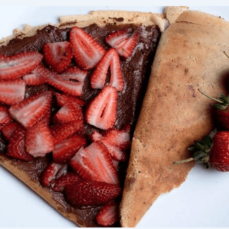 Crepa de Nutella con Fresa