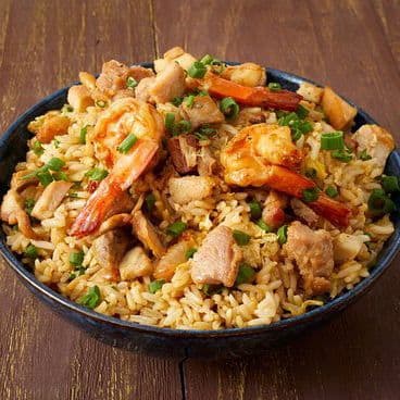 Chaufa Mixto Carne y Langostino