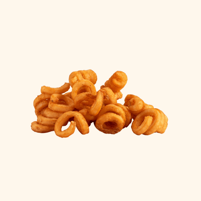 Papas Curly Chicas